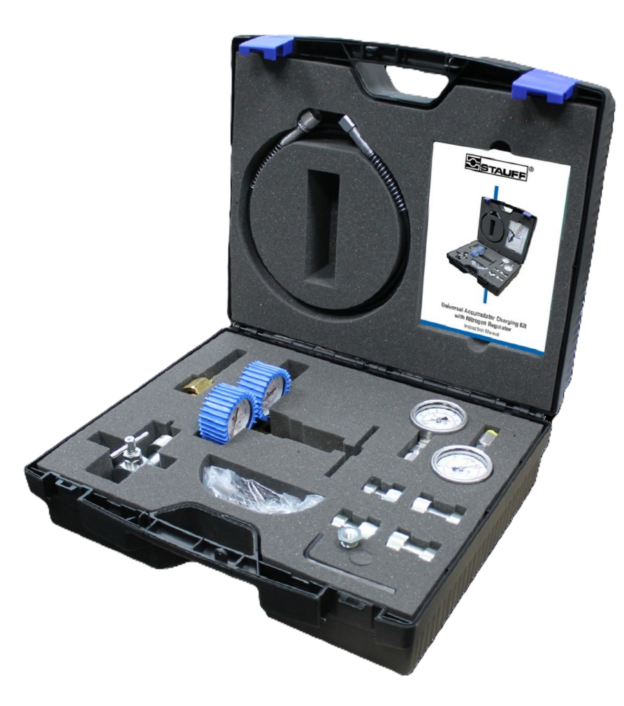 STAUFF universal hydraulic accumulator charging kit with nitrogen regulator – on sale May 2025